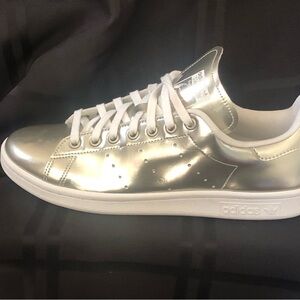 Adidas Women's Stan Smith  Metallic Shoes Sneakers, Size 10